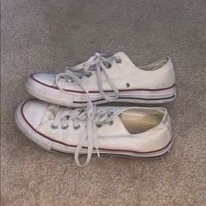 White low top converse